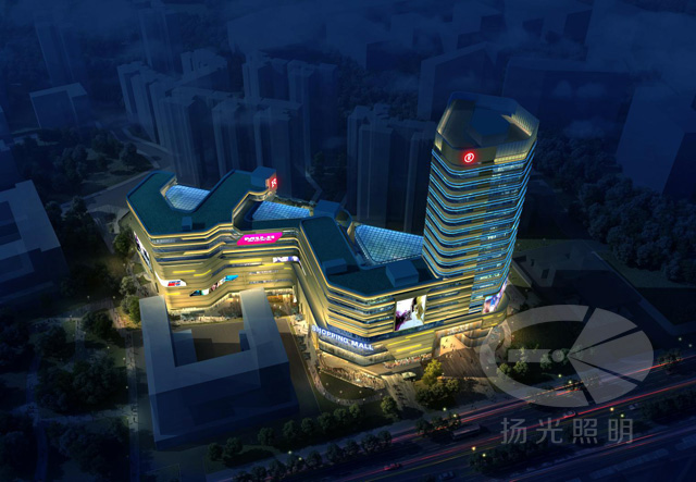 珠海?融德商業(yè)廣場(chǎng)景觀(guān)藝術(shù)照明設(shè)計(jì)